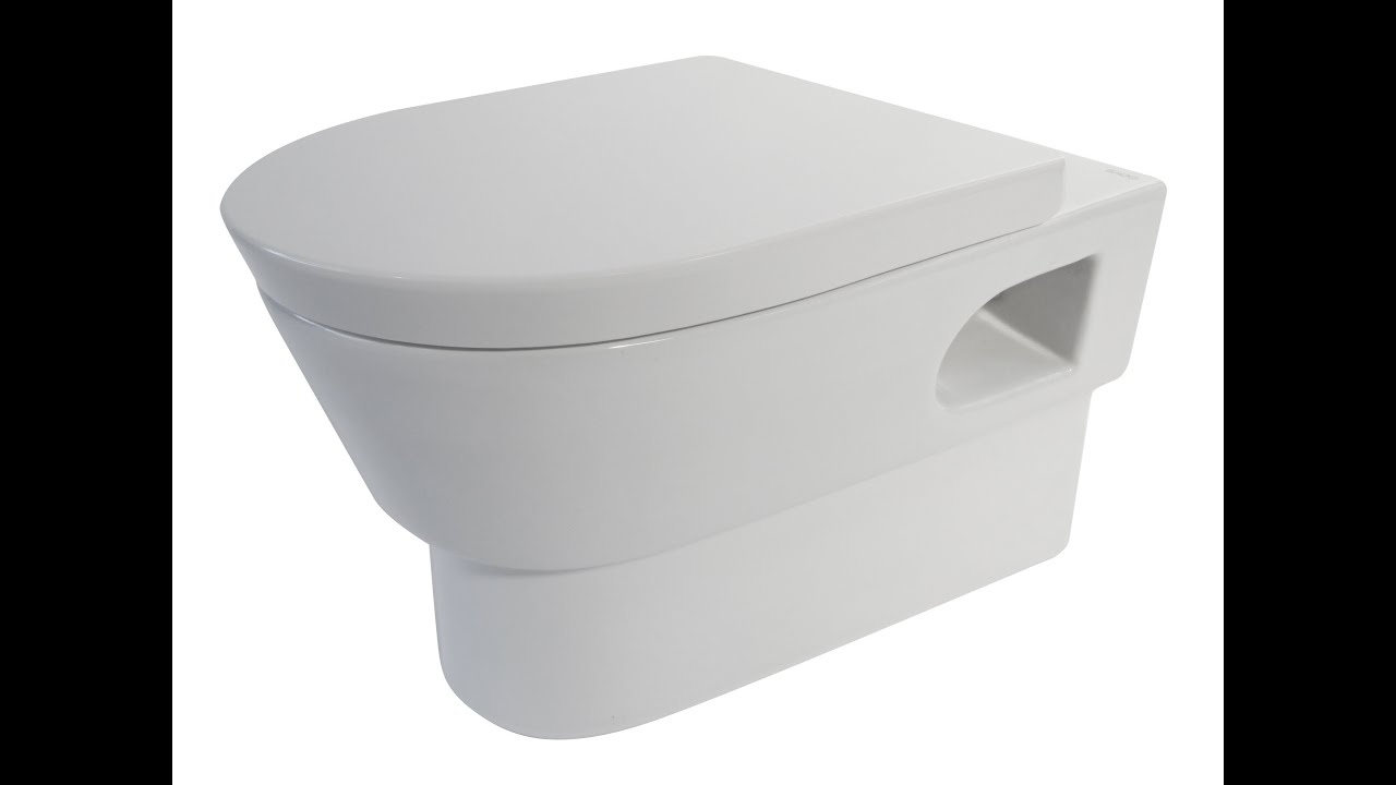 EAGO WD332 Modern Wall Mounted One Piece Toilet - Tankless