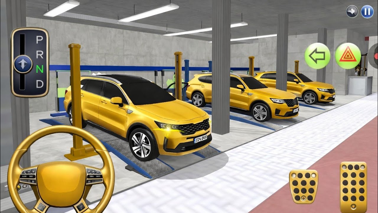 New Golden Kia Sorentao 🚘 In Auto Repair Shop 🛠️ 3 D Driving Class 2026 | Android & iOS Gameplay