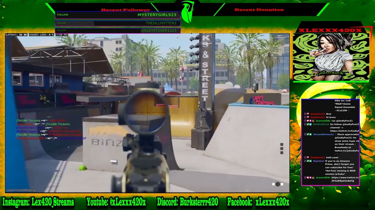 Chill & Vibe on: CoD *M&K*|Game Squad Assemble - #LvL200 | #xlexxx420x on #Twitch