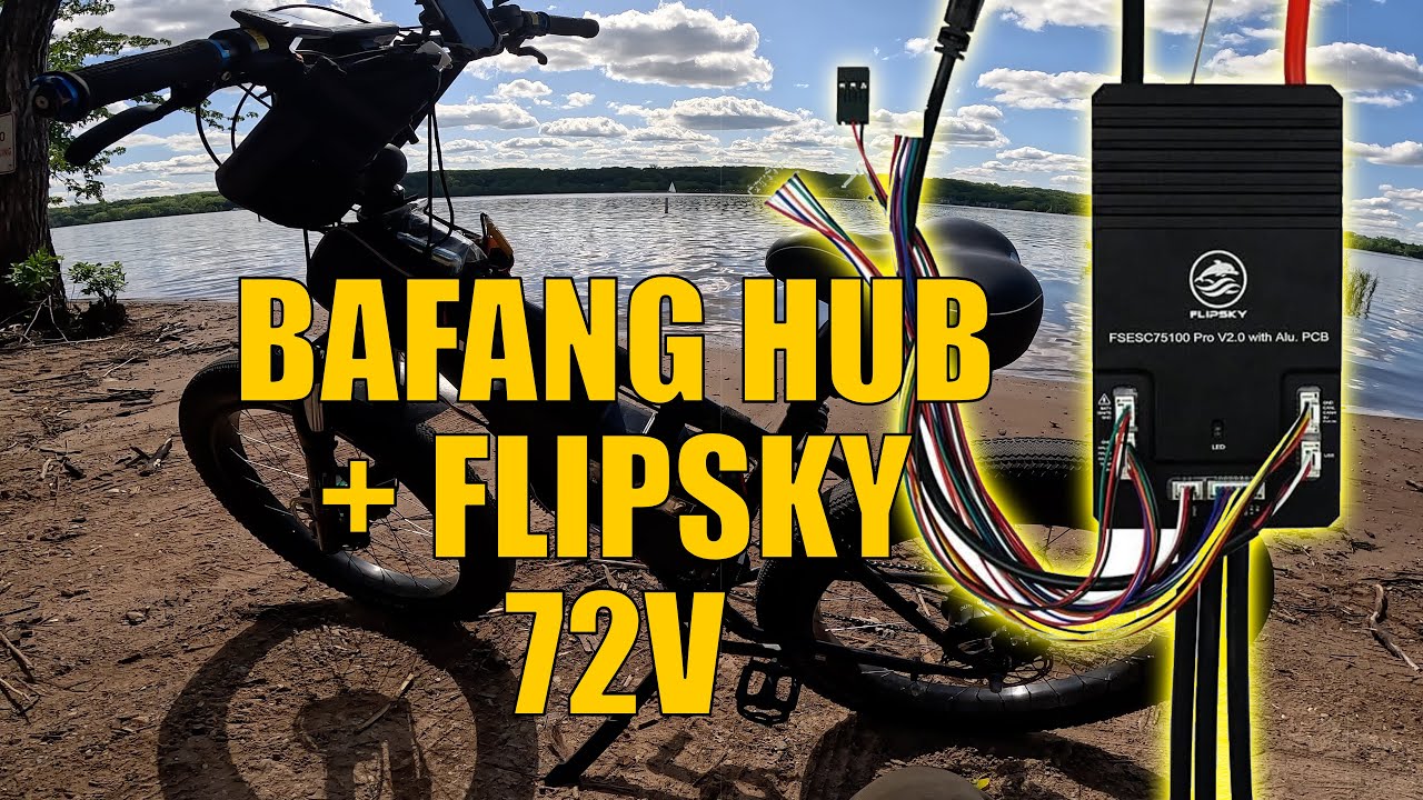 BAFANG G62 HUB + FLIPSKY 75100 PRO V2 controller. WOW!