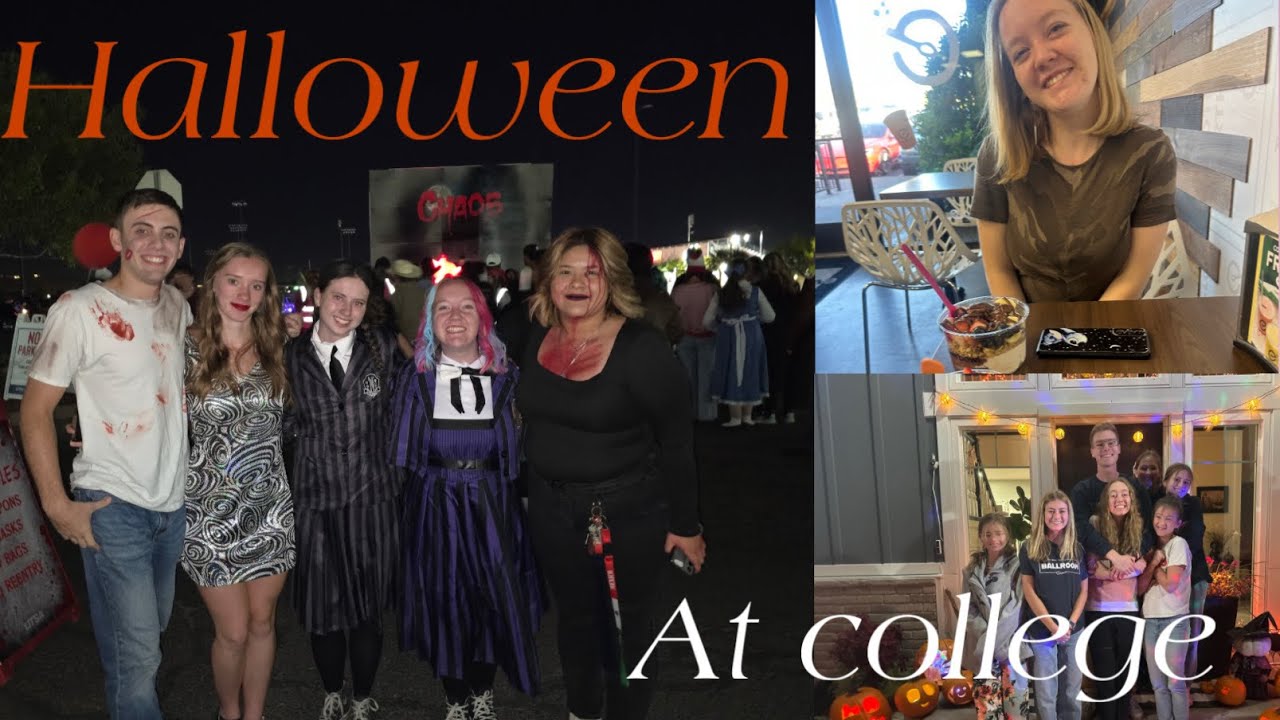 Halloween weekend- college edition | & a road trip vlog! | AllyyA #vlog #roadtrip #halloween 