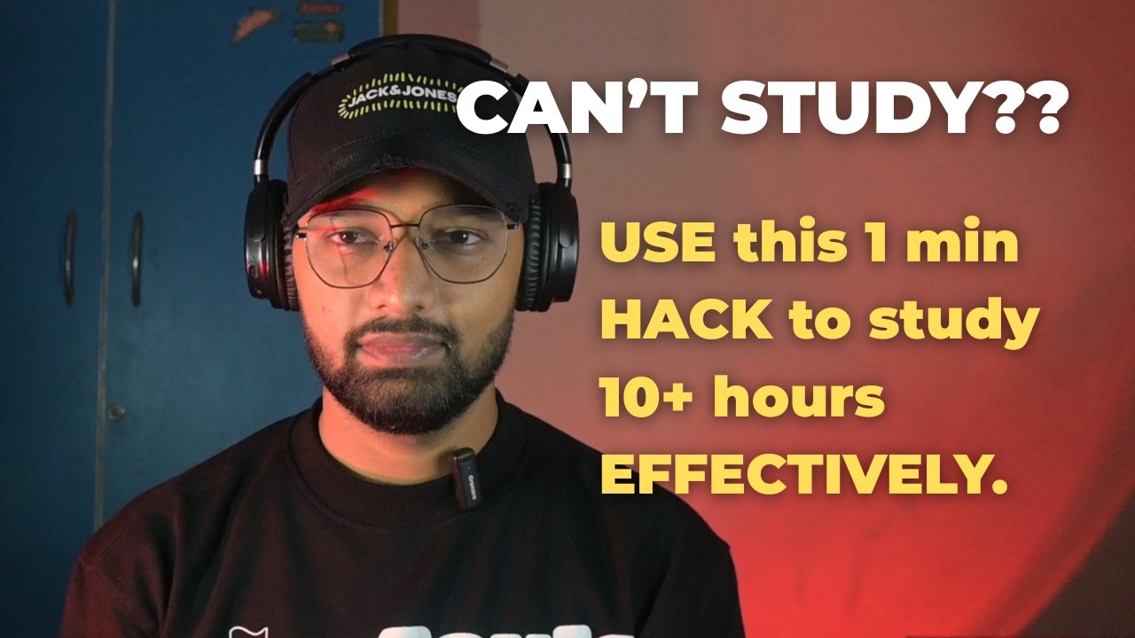 Give me 3 mins, I'll improve your focus by 5x (44 days to NEET)