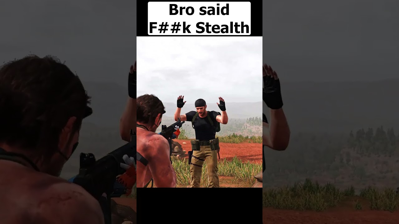 When stealth is optional #shorts #mgsv #phantompain #metalgearsolid #stealth