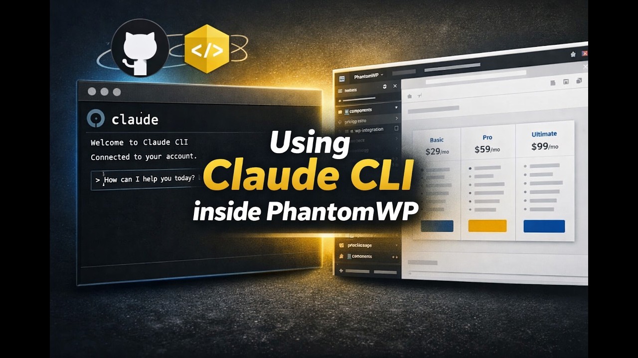 Running Claude CLI inside PhantomWP Projects