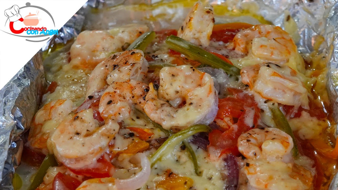 Filete De Pescado Relleno De Camarones SABROSO
