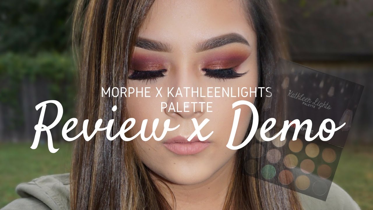 Morphe x Kathleenlights Palette Review & Demo | Purple Smokey Eye