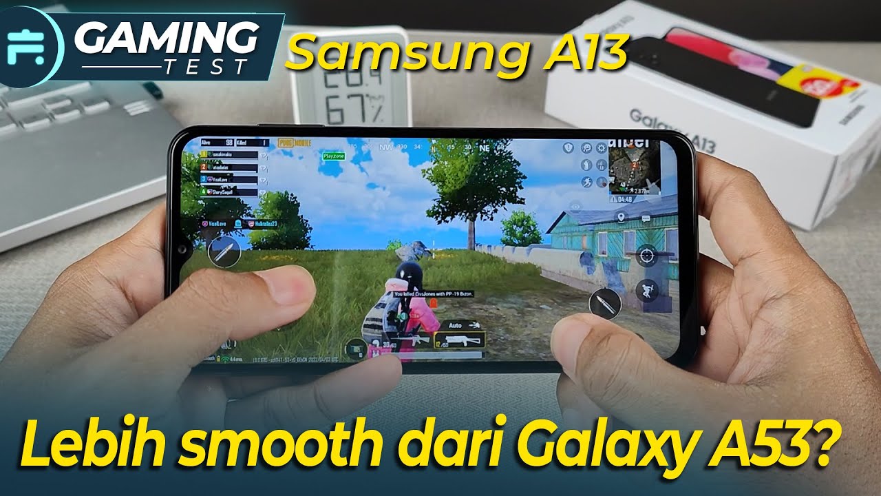 Gaming Test Samsung A13 PUBG mobile Indonesia