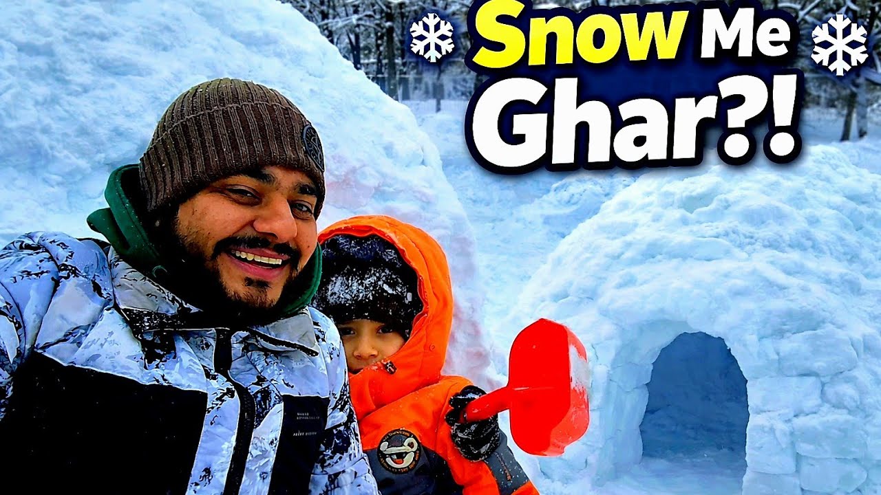 Minus Temperature Me Satvik Ke Saath Kya Bana Diya 😱 | Russia Snow Life