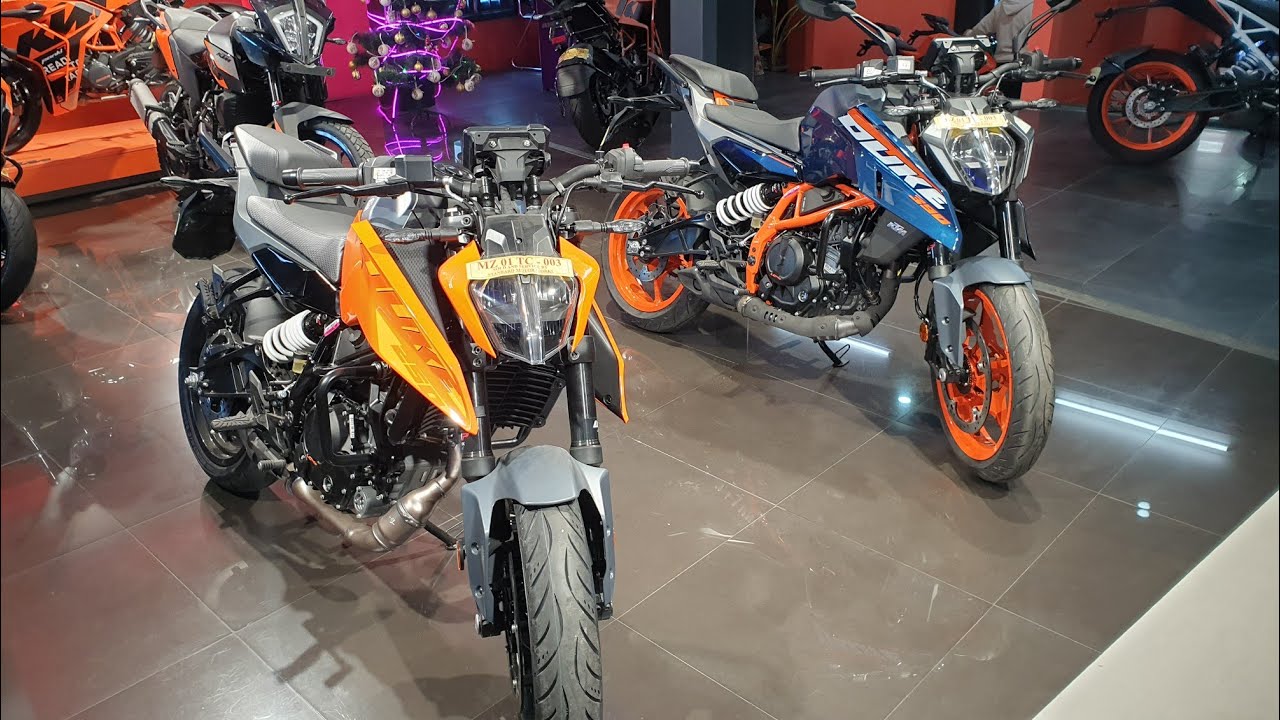 KTM Duke 390 leh duke 250 thar kan kawm zuai.