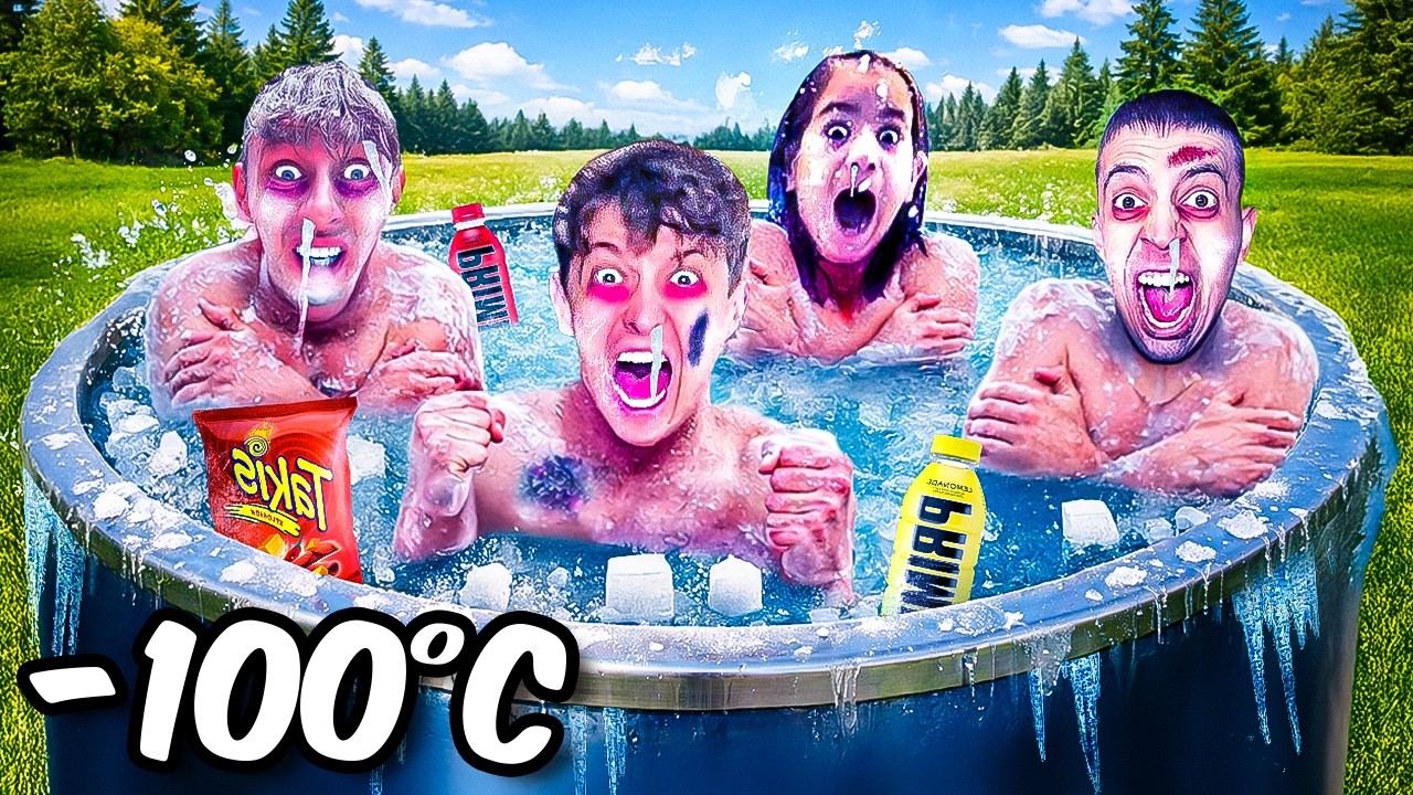 Wer als letztes EISBAD verlässt bekommt 10.000€! 🥶 (Erfrierungen bekommen)