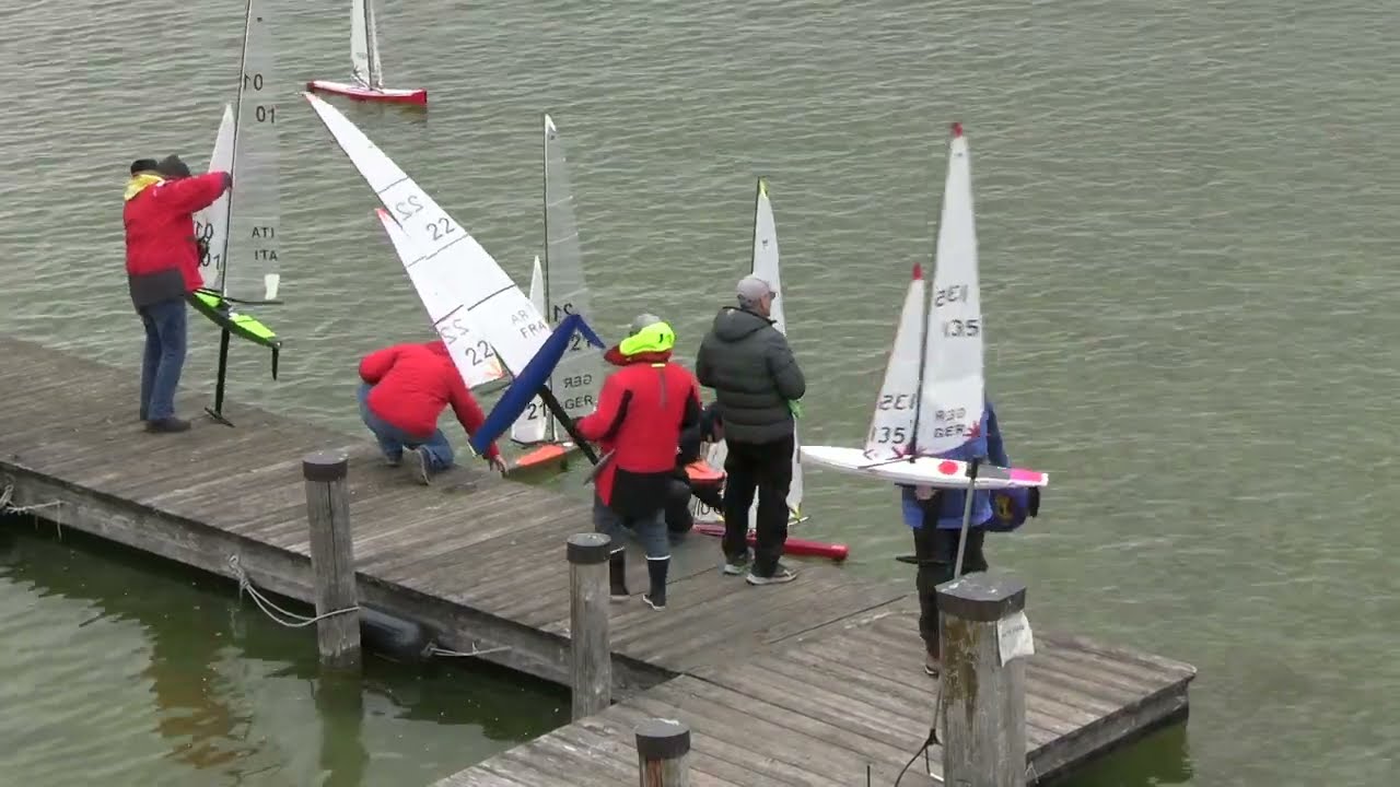 Marblehead European Nations Cup 2023 | RACE 8 | A FLEET | DSC Ammersee | RC SAILING | MYC München