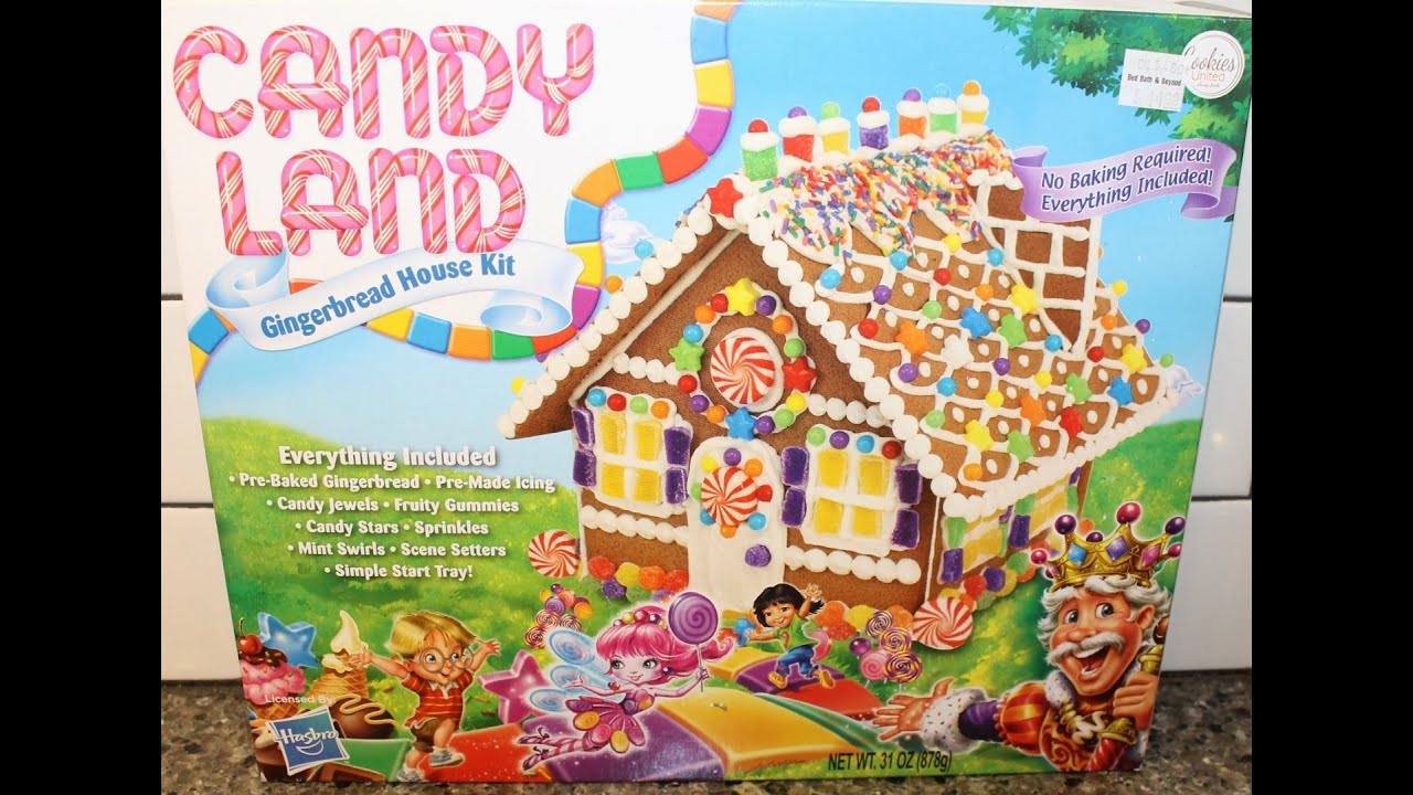 Candy Land Gingerbread House Kit Assembly