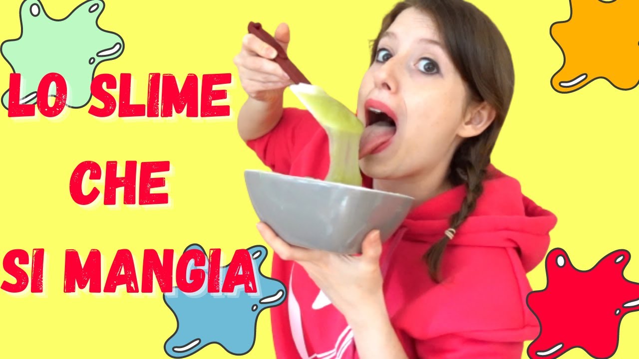 FACCIO UNO SLIME COMMESTIBILE SUPER BUONO!!!