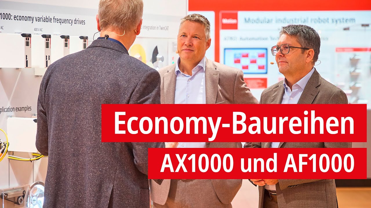 Economy-Baureihen: Servoverst&auml;rker AX1000 und Frequenzumrichter AF1000