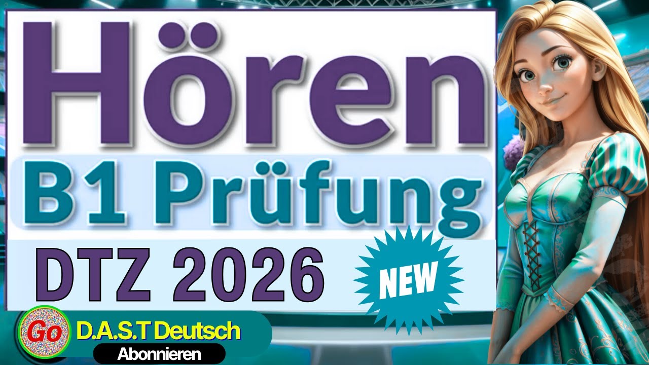 Telc - B1 Prüfung - Hören Übungssatz - Telc DTZ 2026 TEST