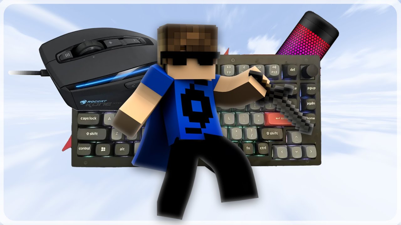 Minecraft Bedwars w/ Roccat Kone XTD | Hypixel bedwars