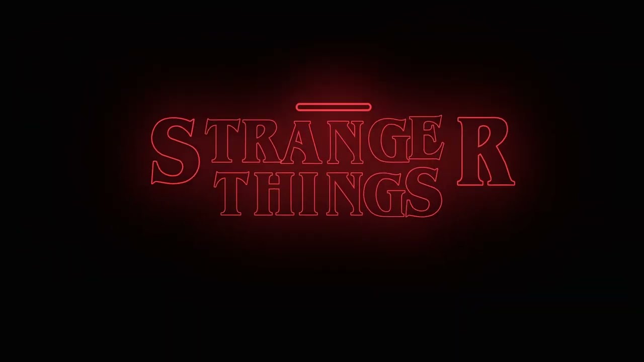 Stranger things logo animation in davinci resolve &hearts;️