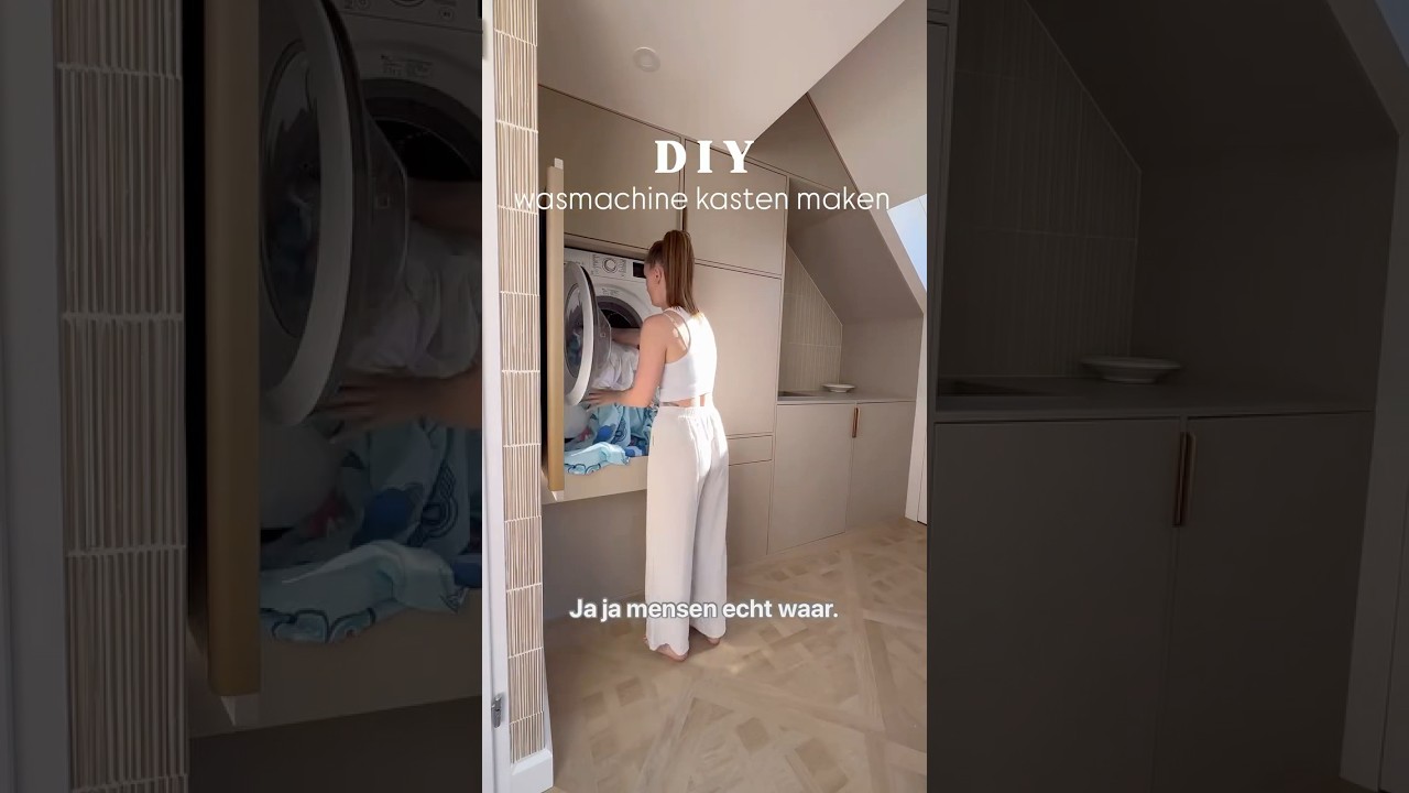 WASMACHINEKASTEN BOUWEN DEEL1 🏡🛠️
