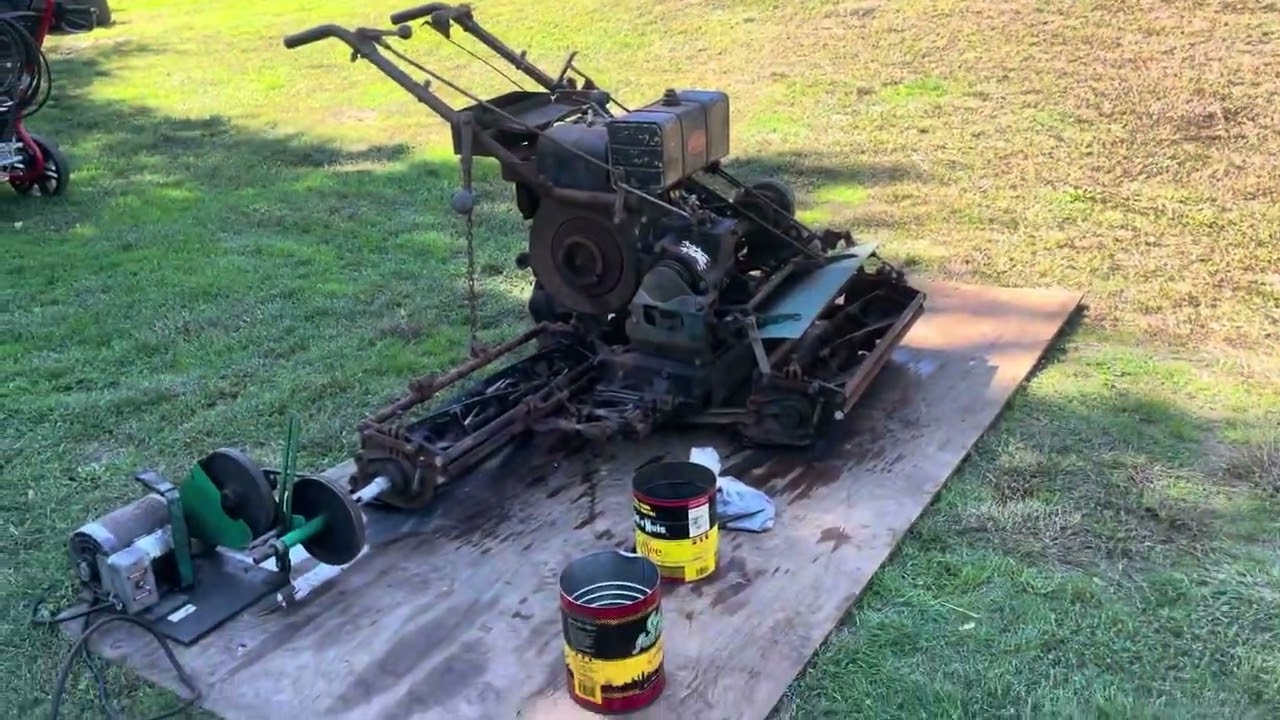 Back Lapping an Old School Locke Mower