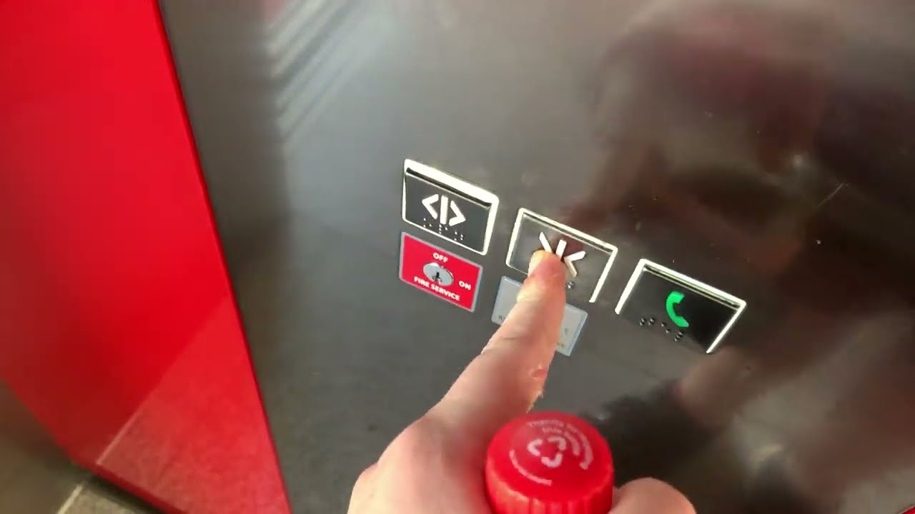 Odd choice! 2 Schindler 5500 MRL Traction lifts @ Pacific Fair Shopping Centre, Gold Coast, QLD