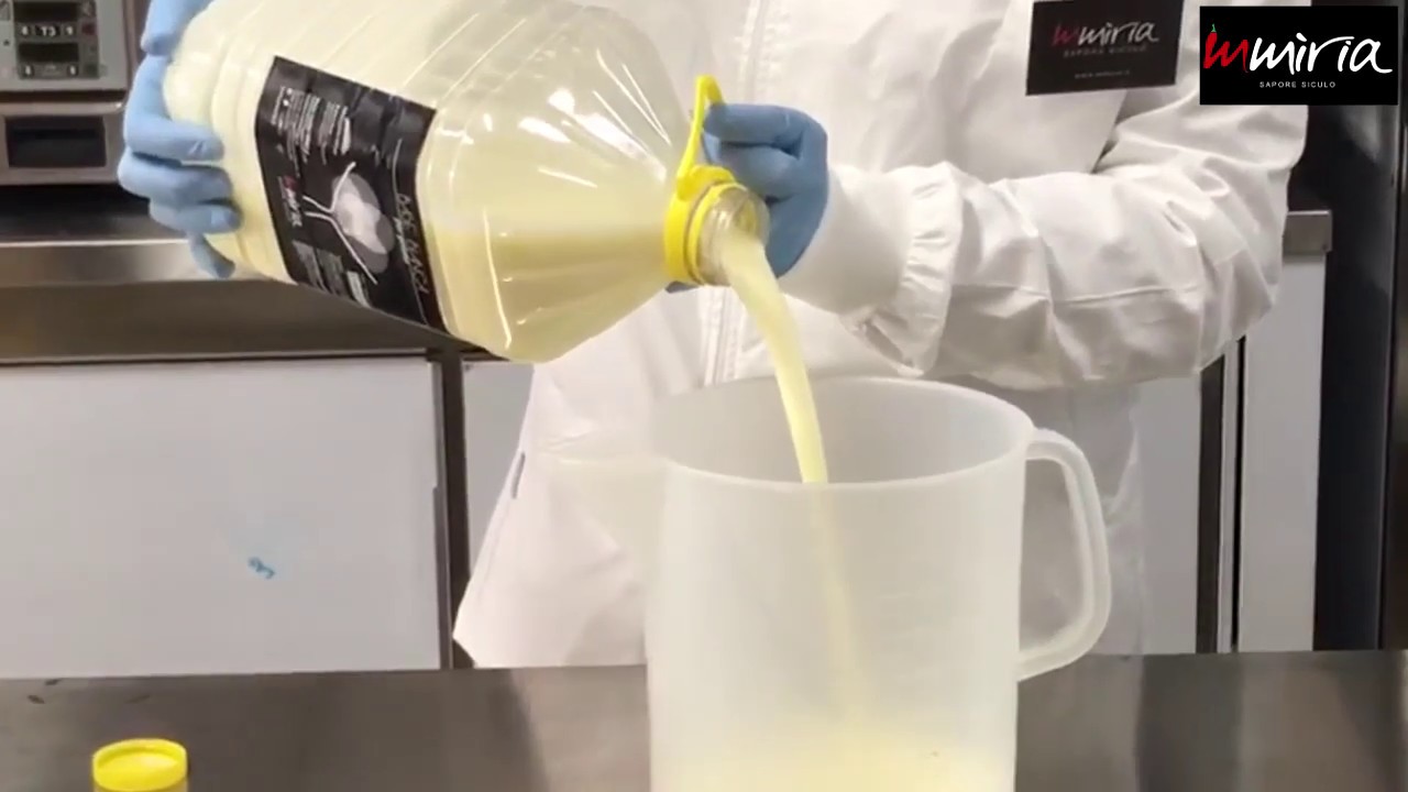 AgriGelato alla Nocciola con la Base Bianca liquida pastorizzata