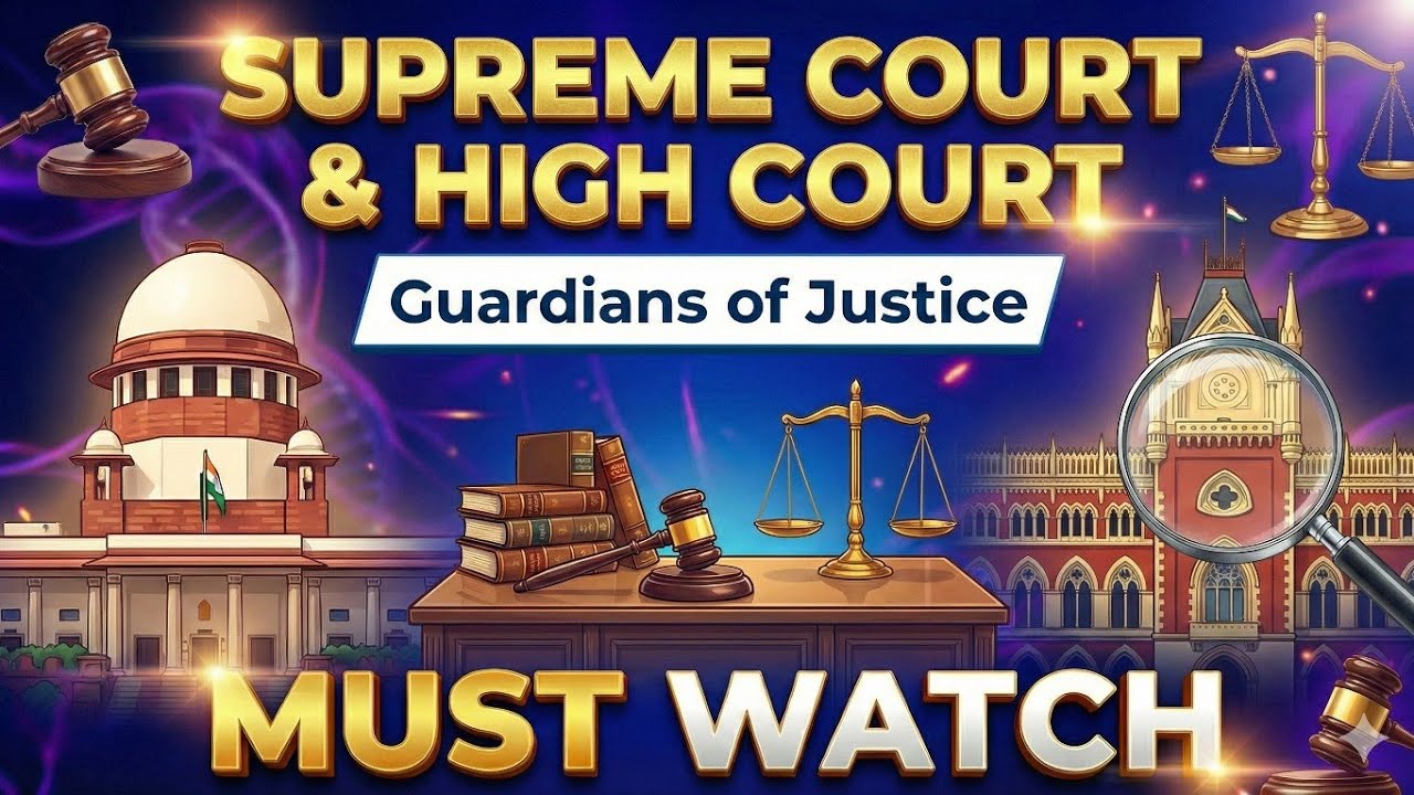 Indian Judiciary: Supreme Court & High Court | Complete Comparison, Important Articles