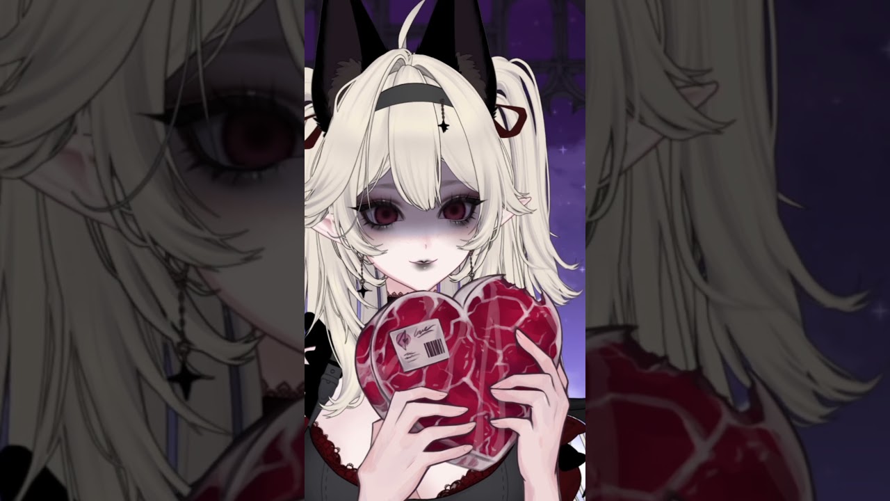Creepy video for you all~! #vtuber #gamergirl #gothgirl #anime #animegirl #goth #gothic #vtuberen