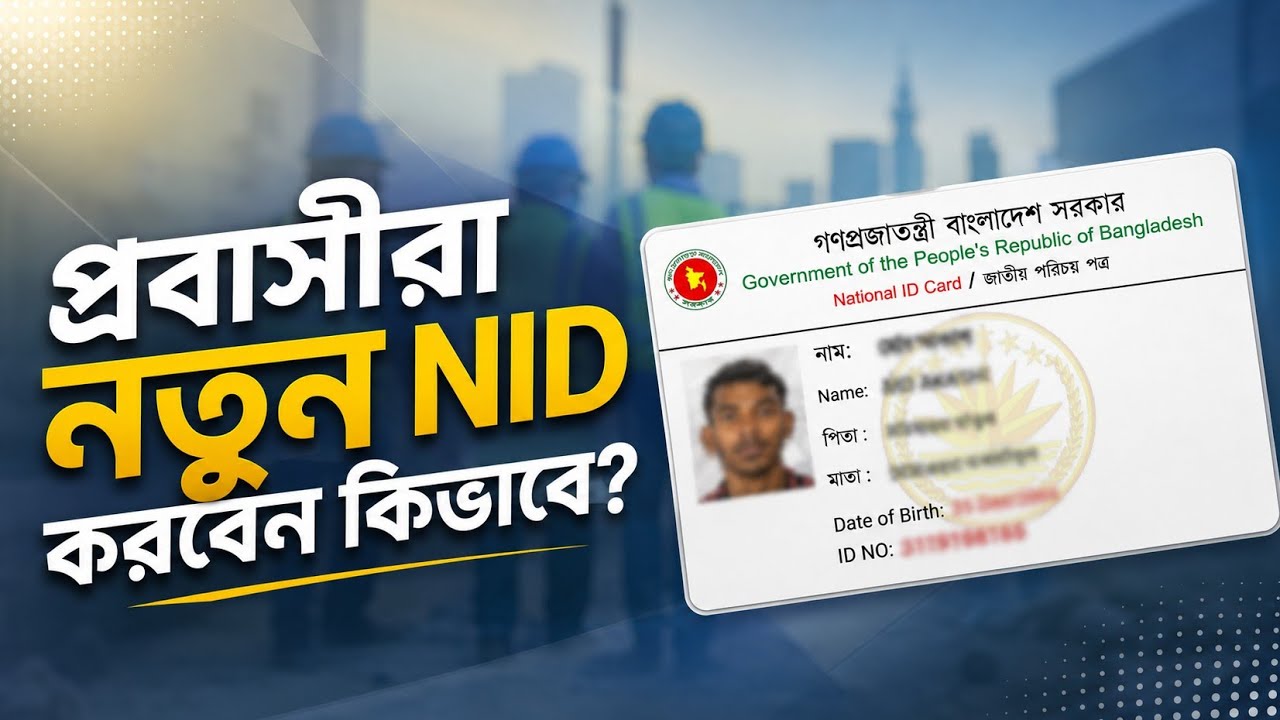 How Expats Can Get a National ID Card | BD National Identity Card | BD Immigrants | New NID Card BD