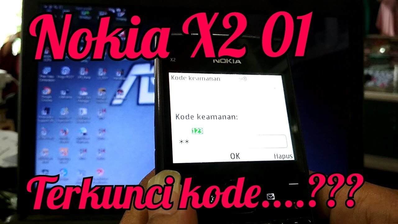 Flash NOKIA X2 01 TANPA BOX (Kode keamanan terkunci)