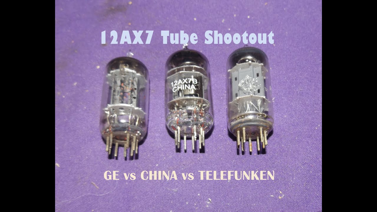 12AX7 Tube Shootout Telefunken vs GE vs Shuguang China