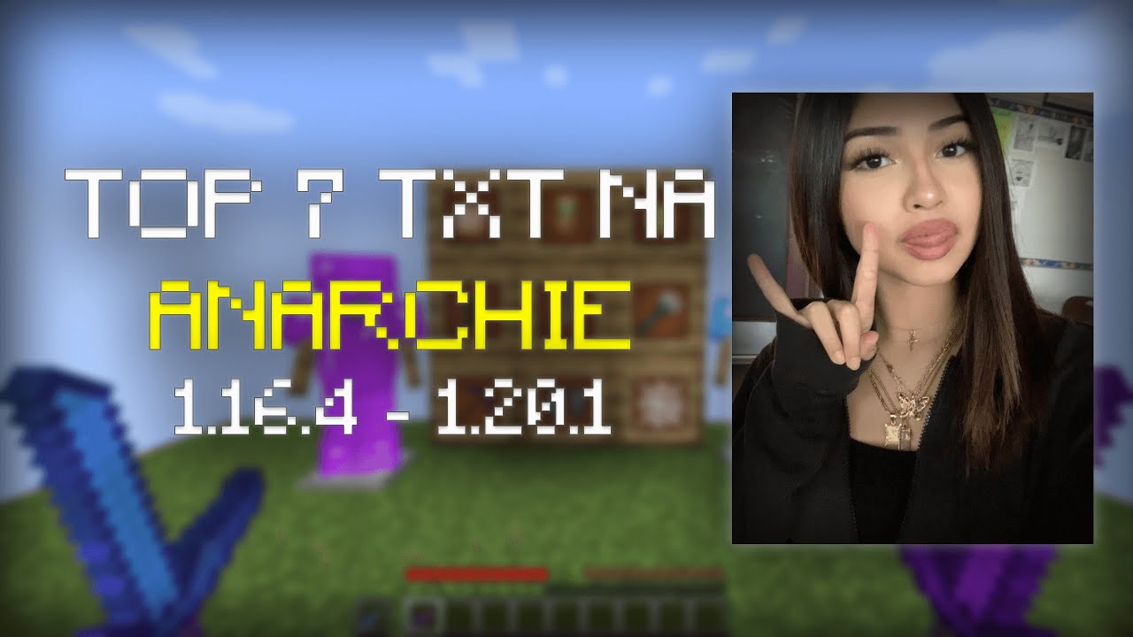 TOP 7 TXT NA ANARCHIE | TXT DO PVP | 1.19.4 - 1.21+