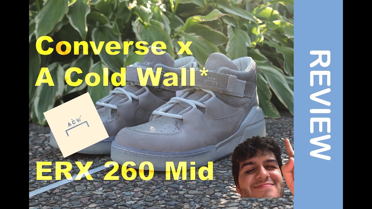 CONVERSE x A COLD WALL* ERX 260 MID SNEAKER REVIEW + ON FOOT