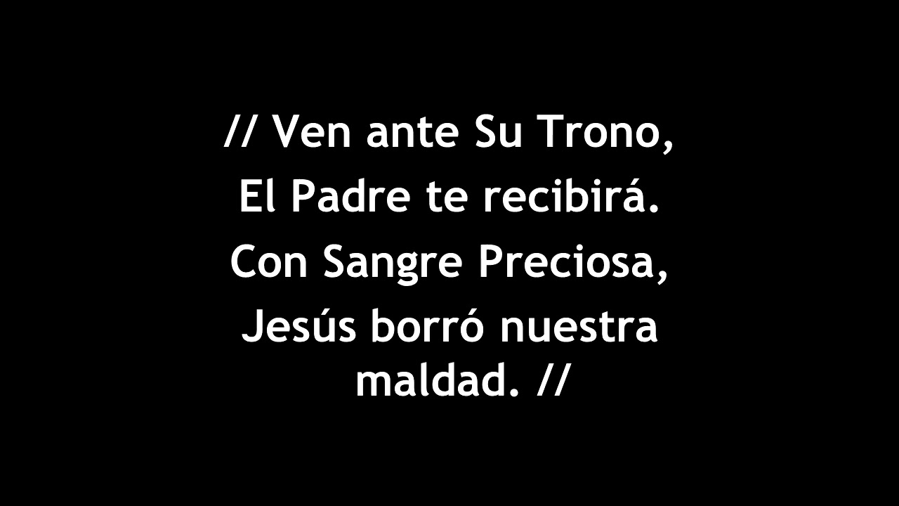 5   Ven ante Su Trono