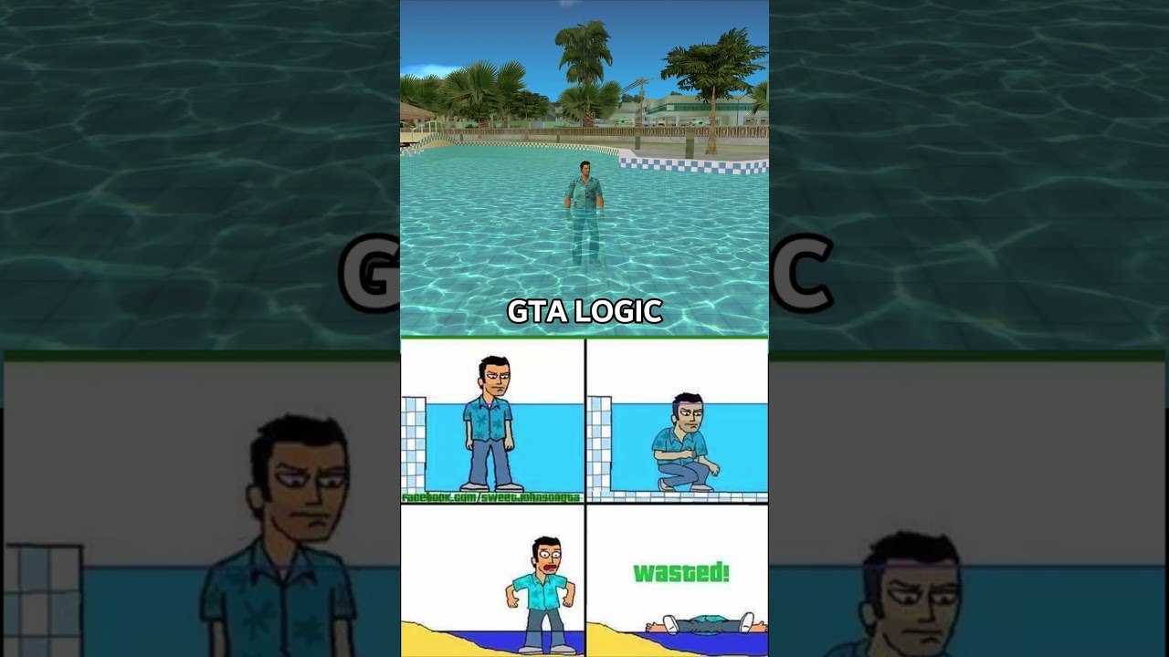 GTA LOGIC 6 #gta #gtavicecity #memes