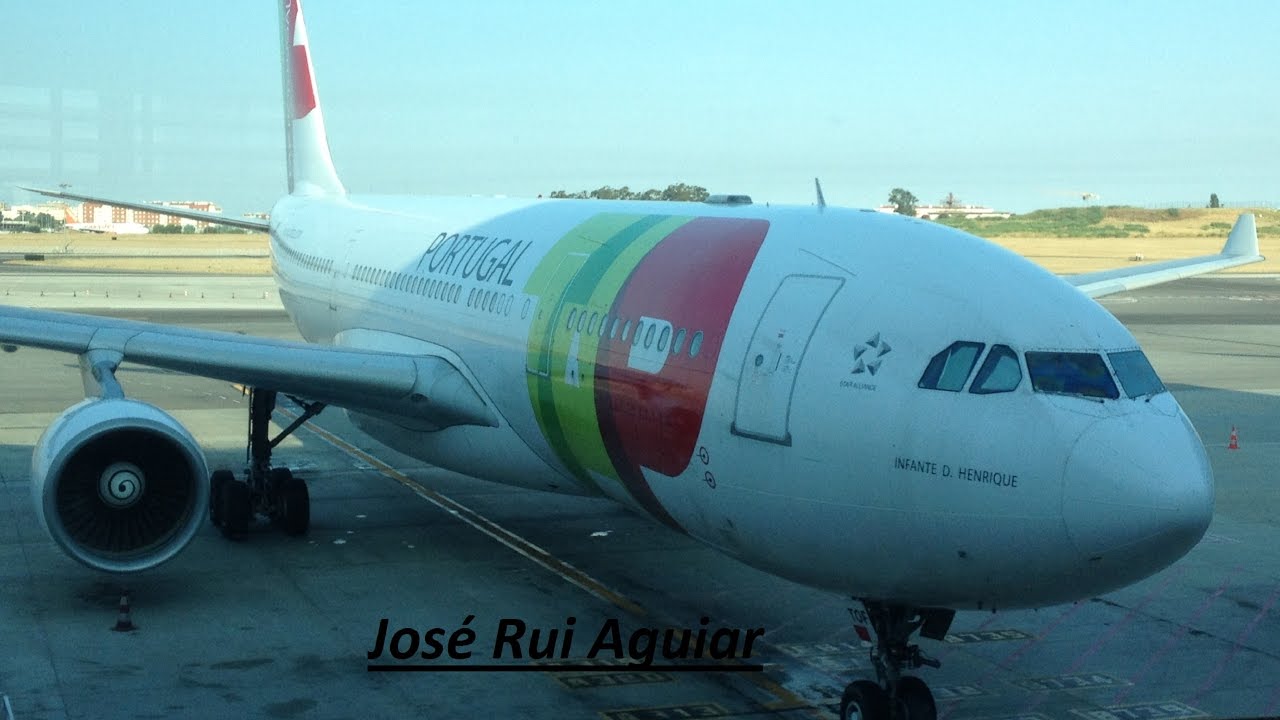 Aviões Pousando e Decolando no Aeroporto de Lisboa Humberto Delgado