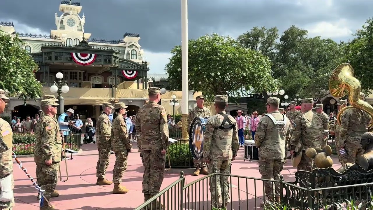 June 14th Flag Retreat to Celebrate the 250th Anniversary of the U.S. Army | Magic Kingdom
