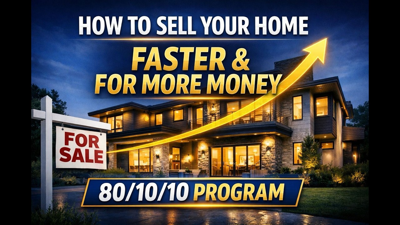 How to sell your home faster and for more money 80/10/10 Program