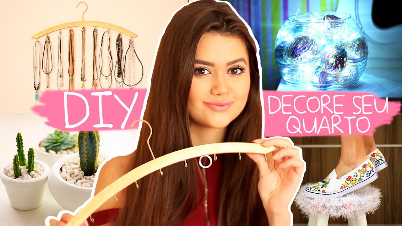 DIY - Itens para seu quarto | Faça você mesma