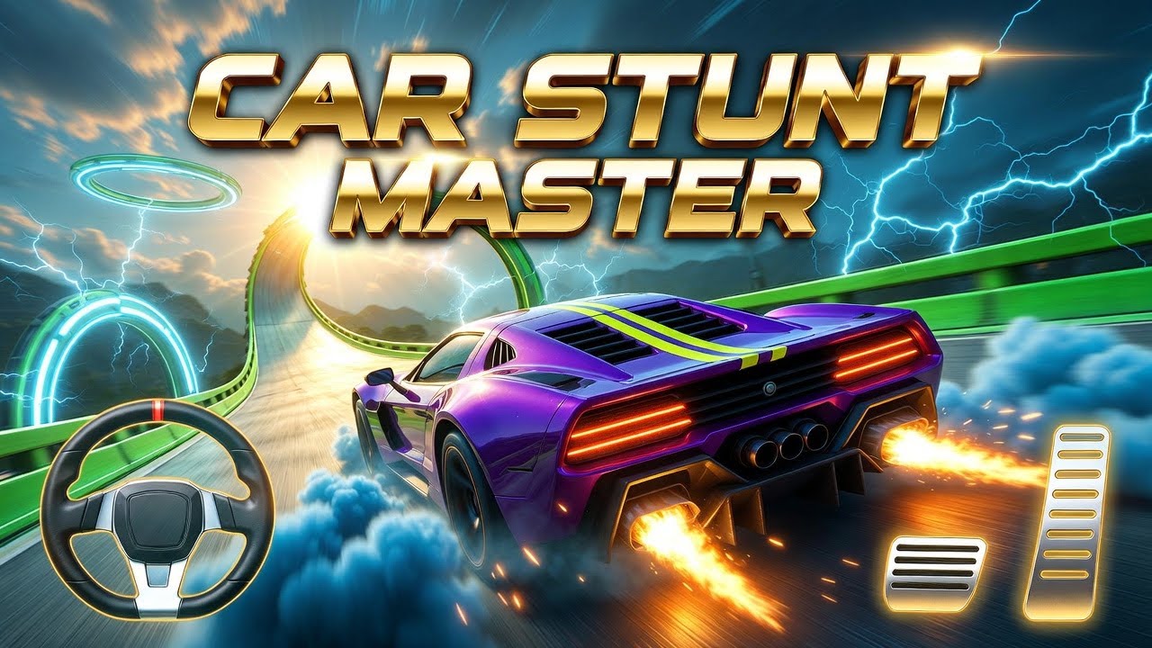 Mega Ramp Monster Car Racing 3D 😱 Impossible Extreme Stunts #3 | Android Gameplay