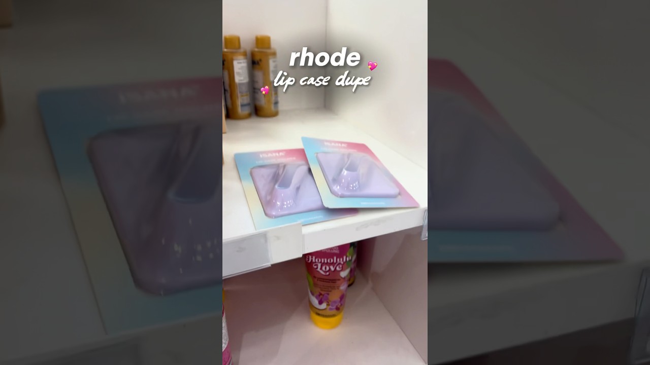 pro v&iacute;ce tipů sleduj 🤪💖 | #rhode #lipcase #dupe #rossmann #isana