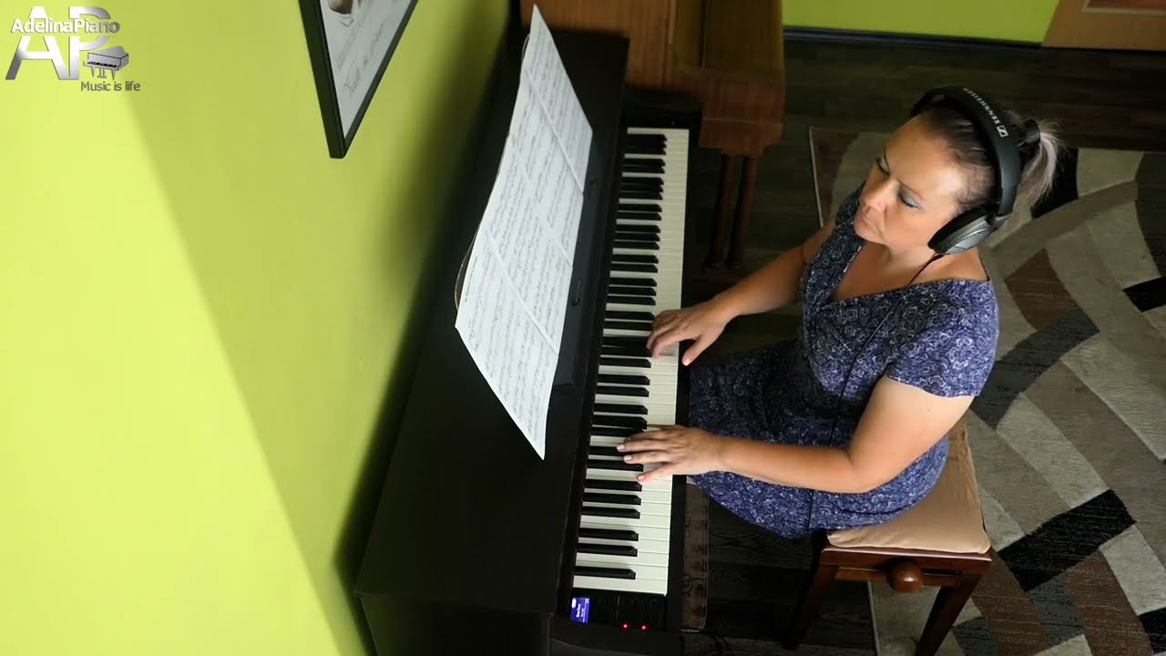 Eros Ramazzotti - Se Bastasse Una Canzone /Easy version/ | Adelina Piano cover