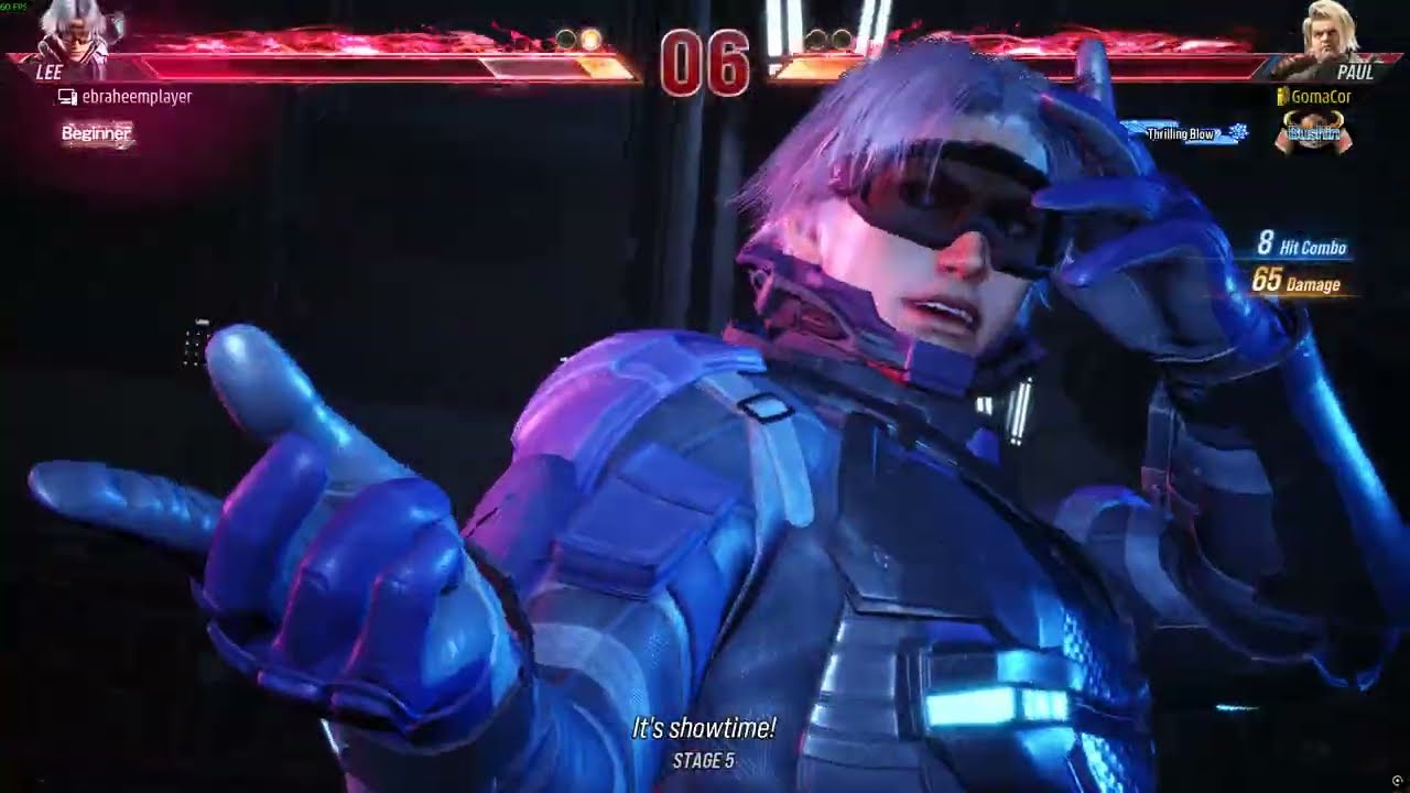 Tekken 8 arcade battle as Lee (PC) on Hard