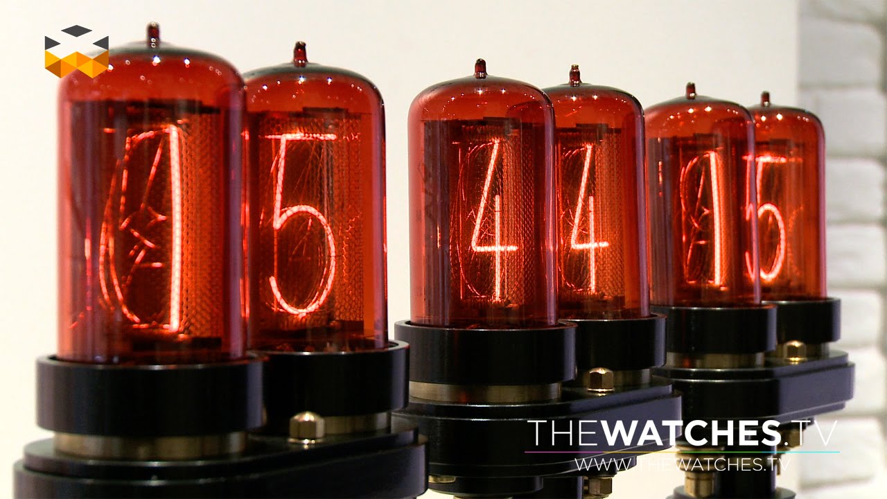 MB&F M.A.D.Gallery Time Machine With Old Nixie Tubes