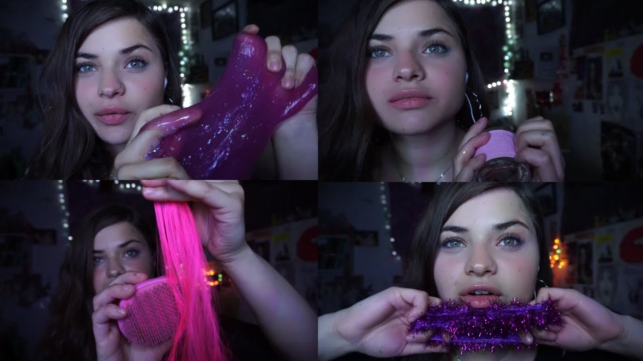 ASMR EN ROSA Y VIOLETA