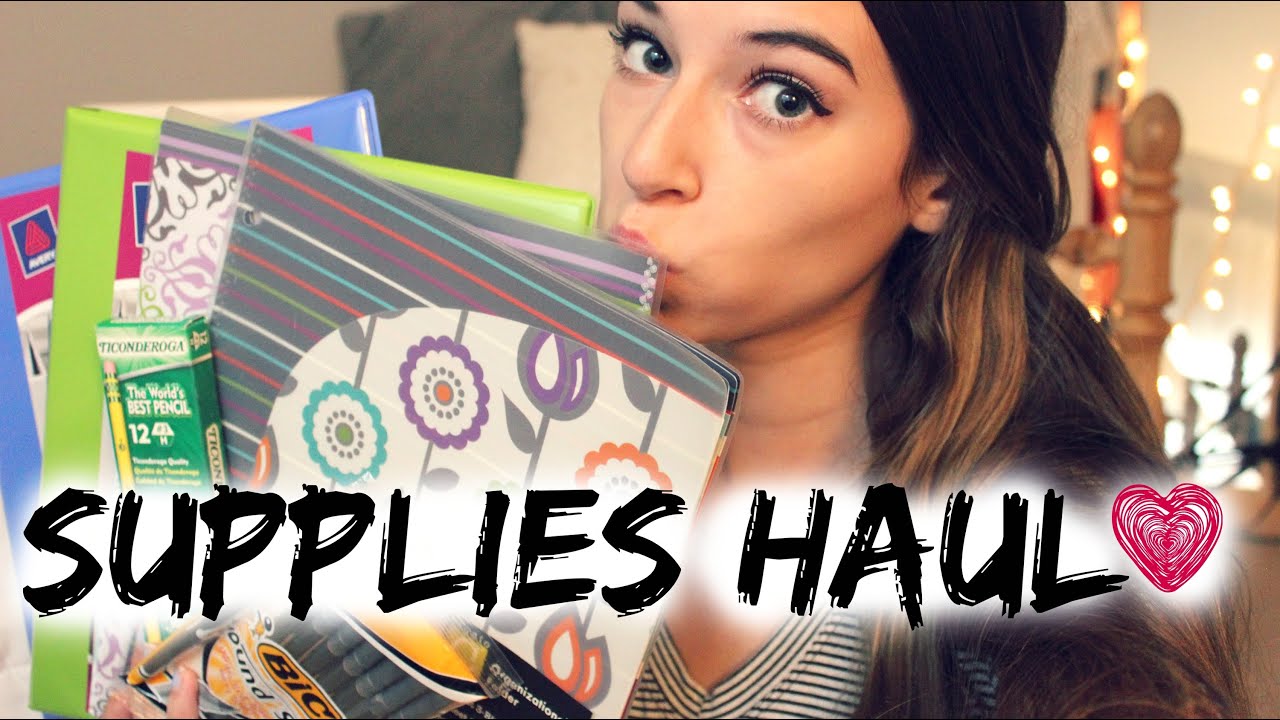 Back to School Supplies Haul 2014!