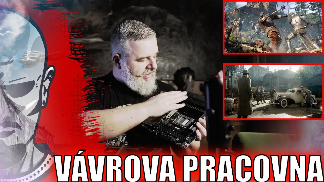 Daniel Vávra, jeho pracovna, ASUS PROART a moje REAKCE