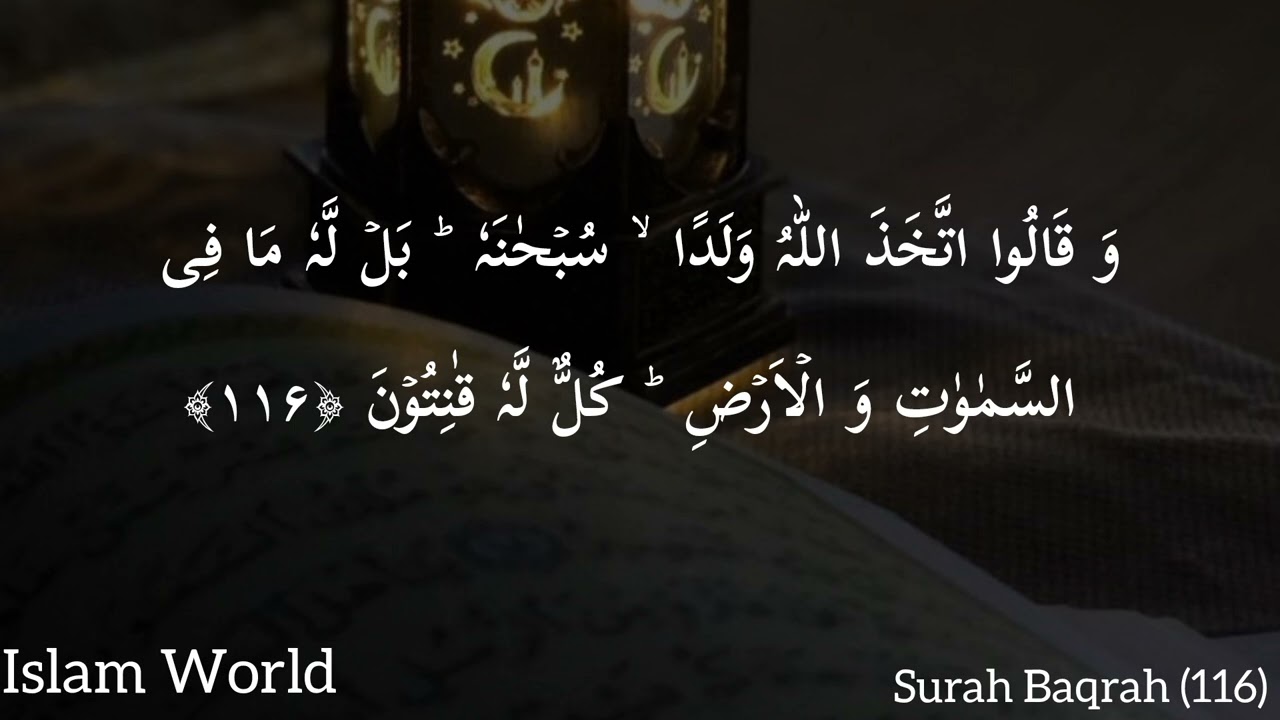 Surah Baqarah (Ayat-116)
