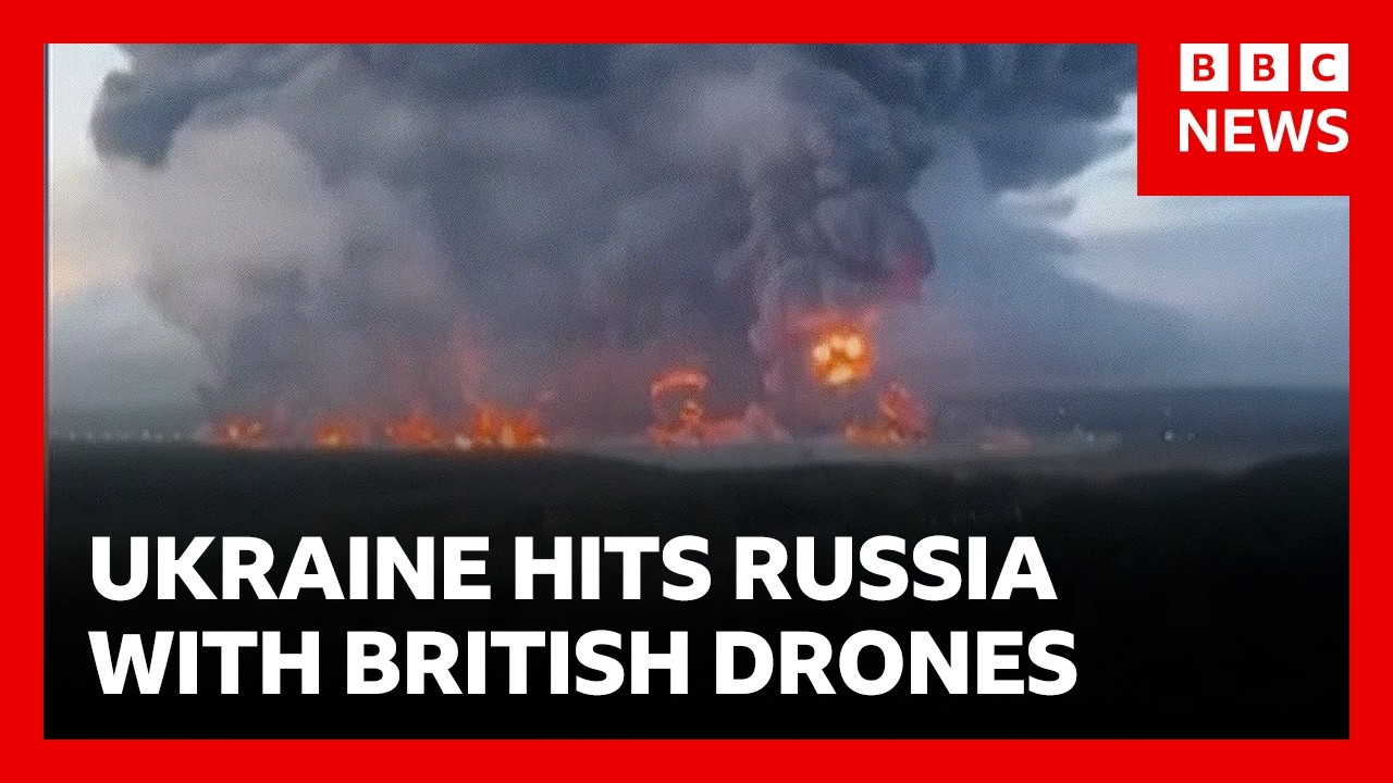 Ukraine using British drones to strike military and industrial targets deep inside Russia | BBC News