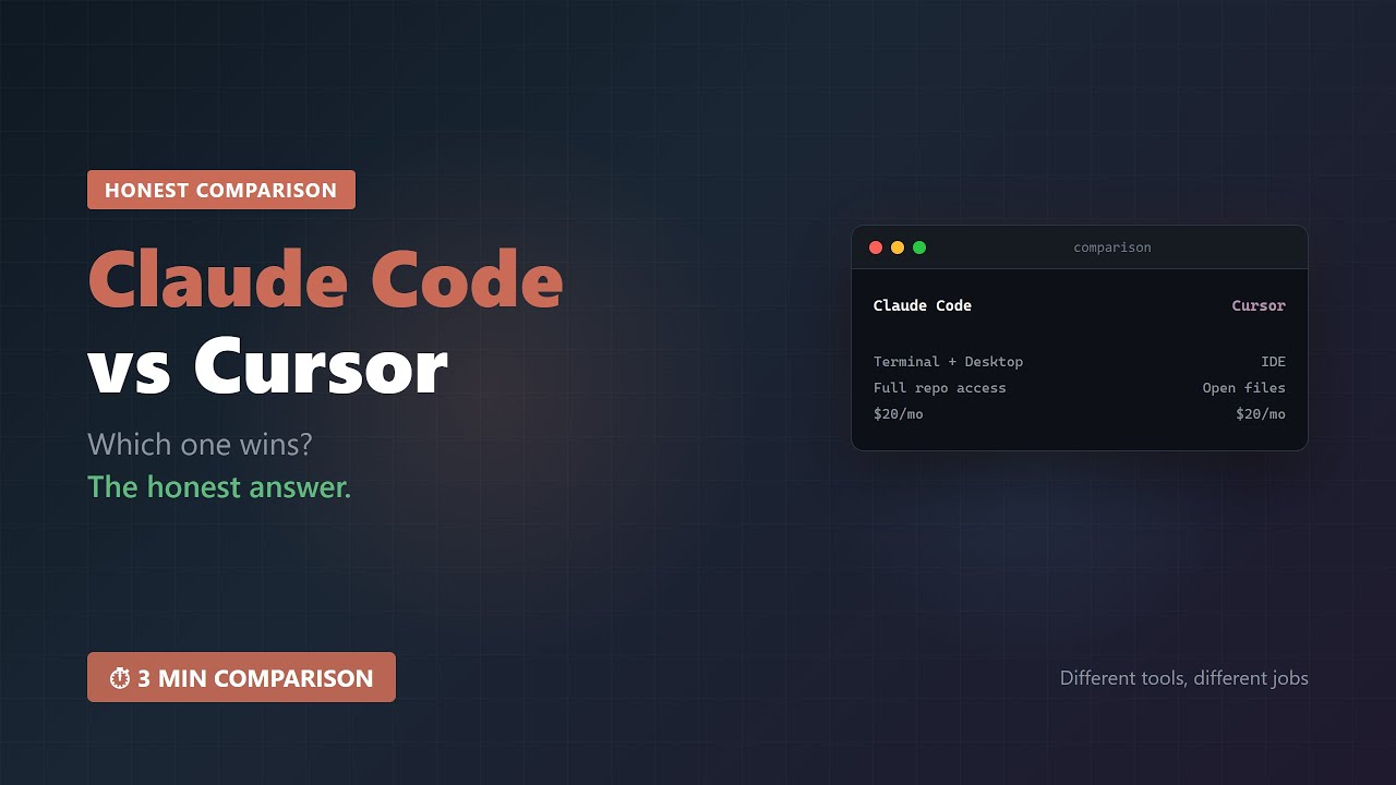 Claude Code против Cursor &mdash; честное сравнение (2026)