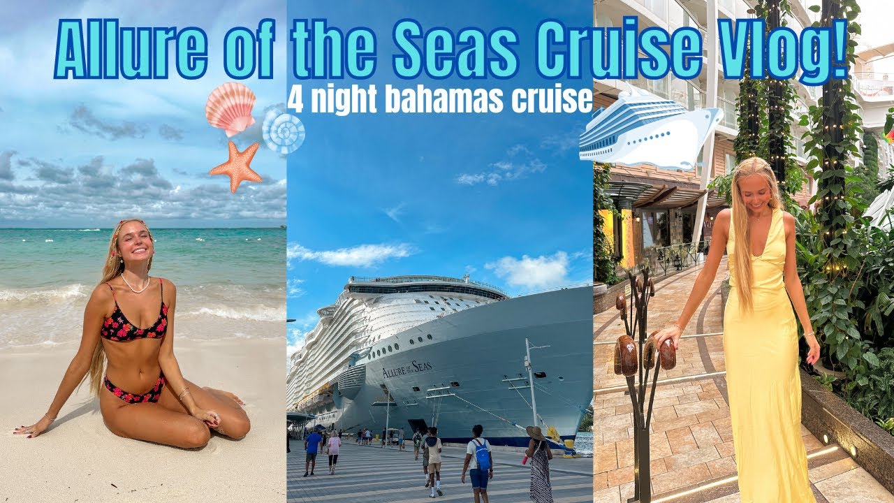 Cruise Vlog! 4 Nights on Royal Caribbean Allure of the Seas | Bahamas Cruise | Grace Taylor